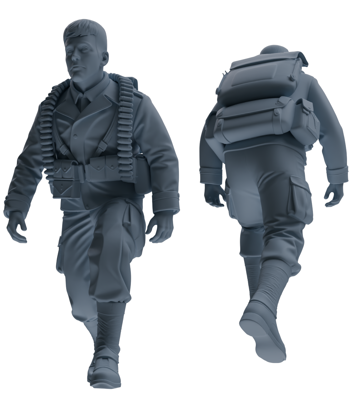 MRY-SFW SSTR070 Miniatures Soldier Model Kit Saving Ryan in Normandy WWII U.S. Army Six-Person Ambush Group