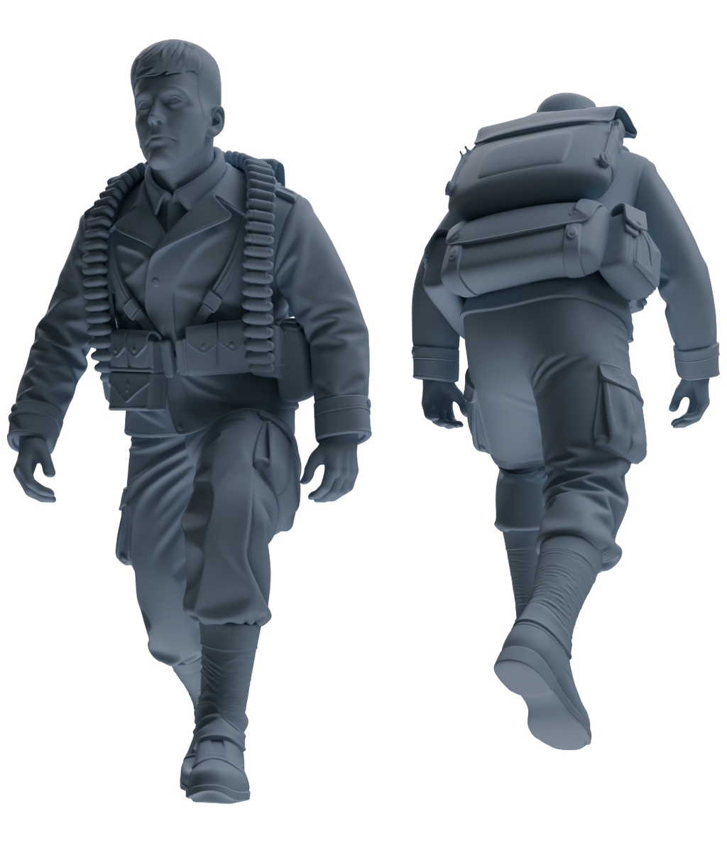 MRY-SFW SSTR070 Miniatures Soldier Model Kit Saving Ryan in Normandy WWII U.S. Army Six-Person Ambush Group
