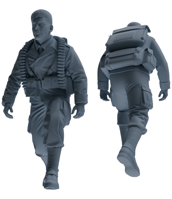 MRY-SFW SSTR070 Miniatures Soldier Model Kit Saving Ryan in Normandy WWII U.S. Army Six-Person Ambush Group