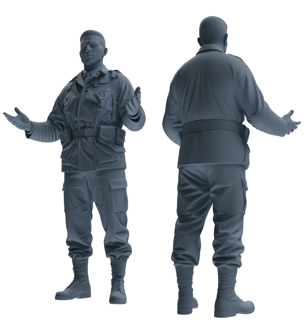 MRY-SFW SSTR052 Miniatures Soldier Model Kit Hacksaw Ridge Rescue Story WWII U.S. Army Six-Person Conversation Group