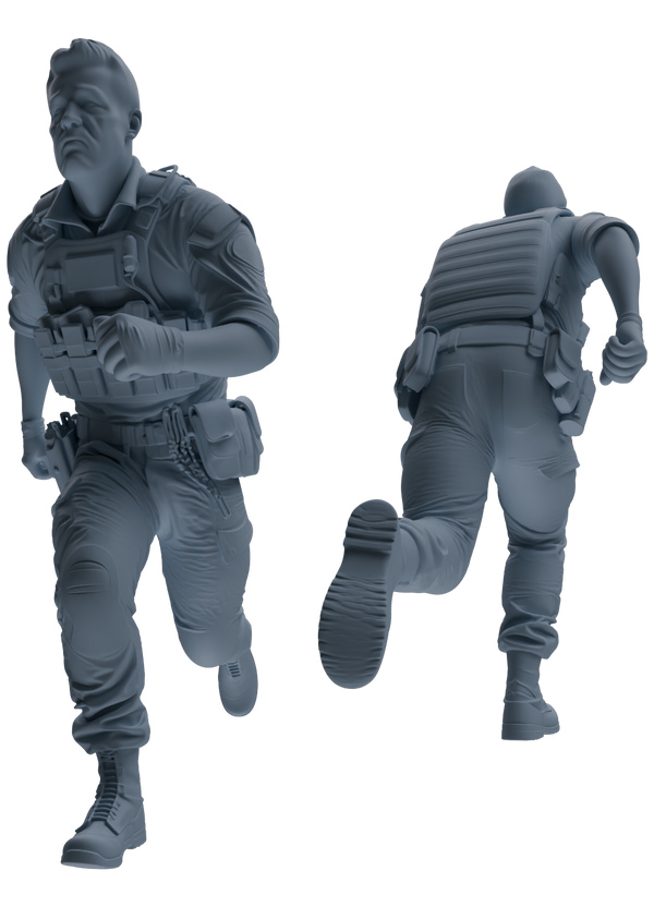 MRY-SFW SSTR011  Miniatures Soldier Model Kit Modern Navy SEAL Six-Person Assault Group