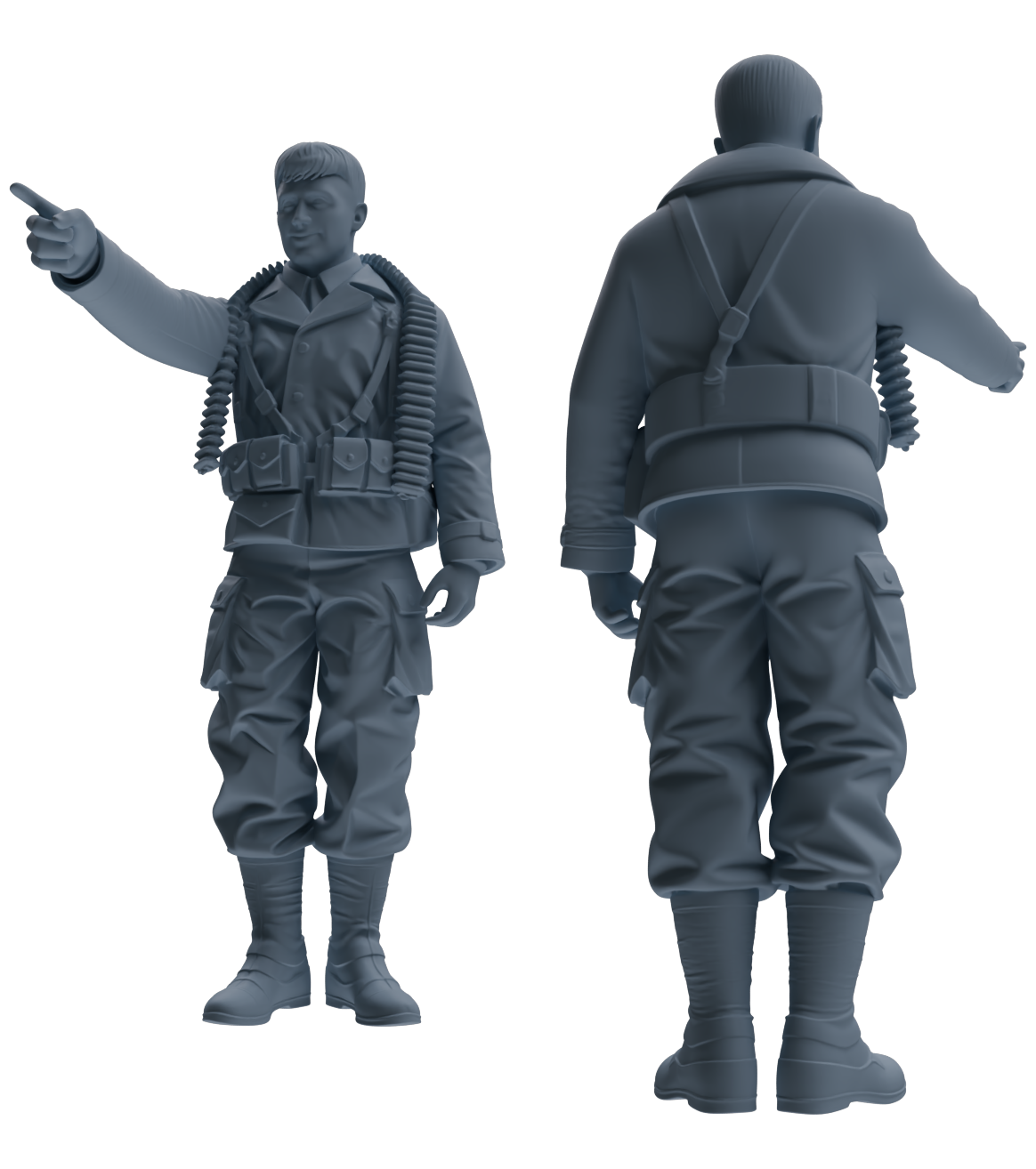 MRY-SFW SSTR066 Miniatures Soldier Model Kit Saving Ryan in Normandy WWII U.S. Army Six-Person Horseplay Group
