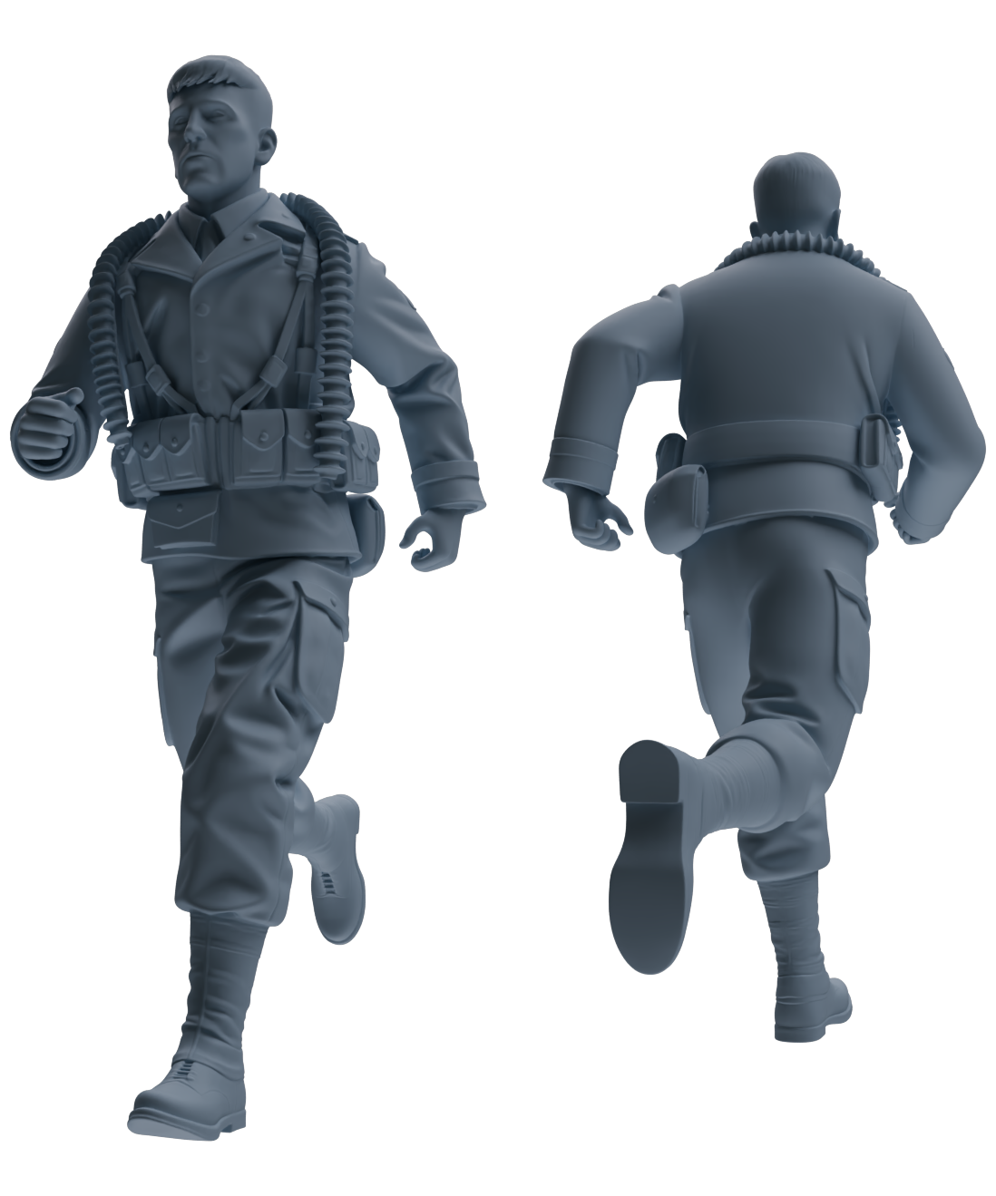 MRY-SFW SSTR072 Miniatures Soldier Model Kit Saving Ryan in Normandy WWII U.S. Army Six-Person Frontline Group