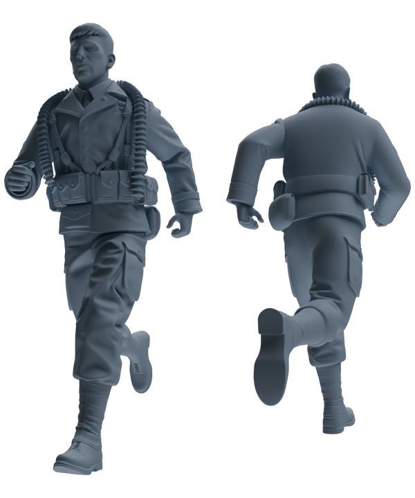 MRY-SFW SSTR072 Miniatures Soldier Model Kit Saving Ryan in Normandy WWII U.S. Army Six-Person Frontline Group