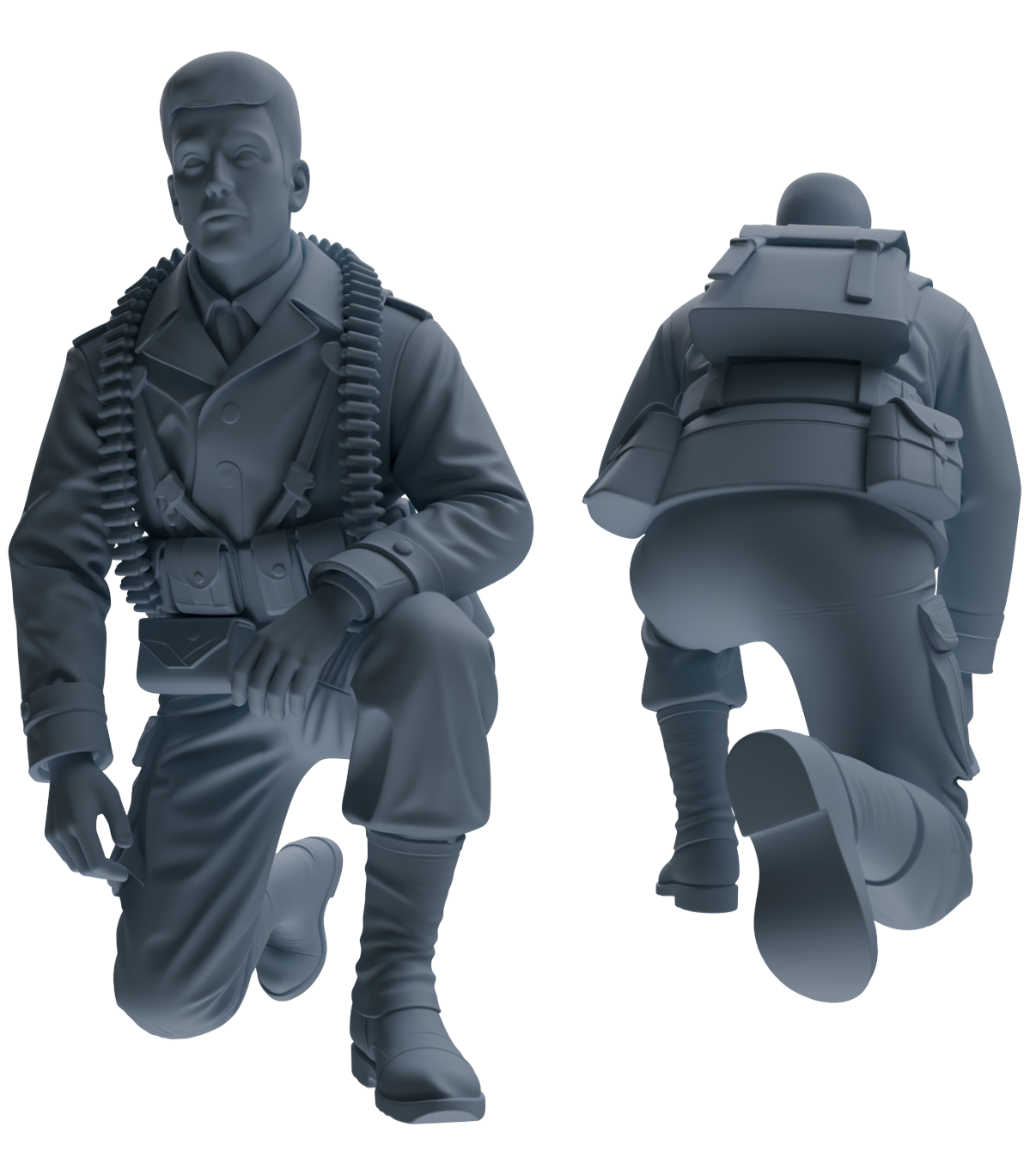 MRY-SFW SSTR077 Miniatures Soldier Model Kit Saving Ryan in Normandy WWII U.S. Army Six-Person Combat Group