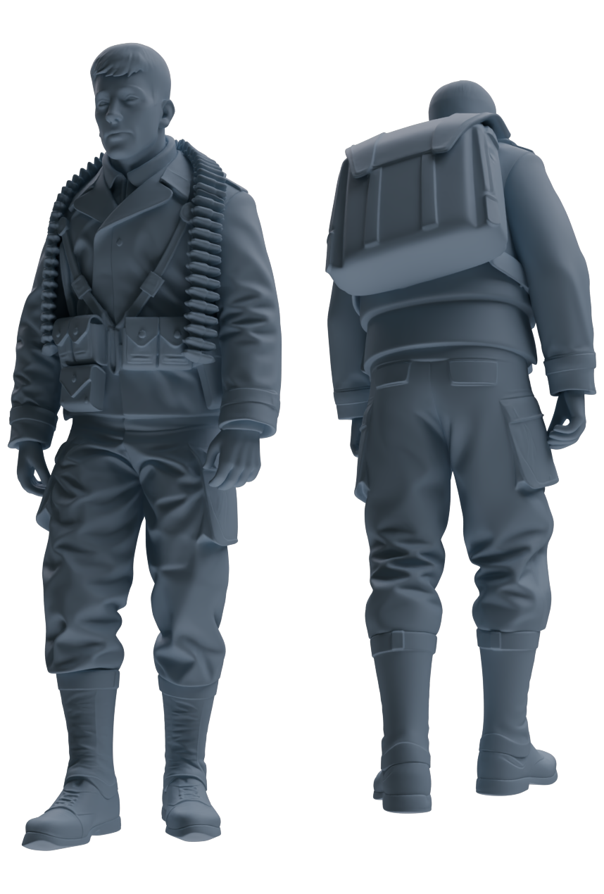 MRY-SFW SSTR076 Miniatures Soldier Model Kit Saving Ryan in Normandy WWII U.S. Army Six-Person Patrol Group