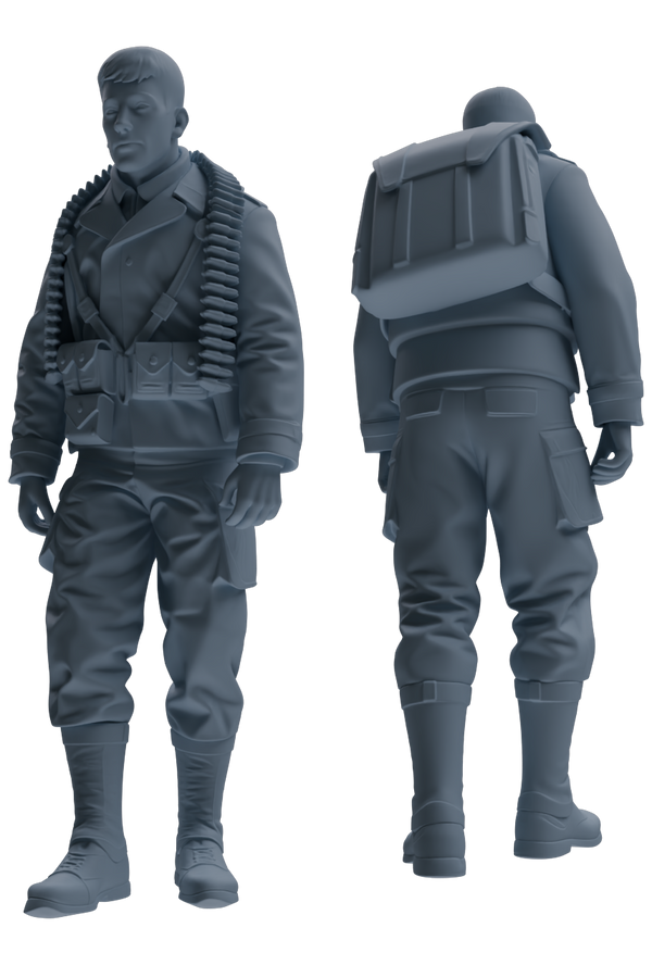 MRY-SFW SSTR076 Miniatures Soldier Model Kit Saving Ryan in Normandy WWII U.S. Army Six-Person Patrol Group