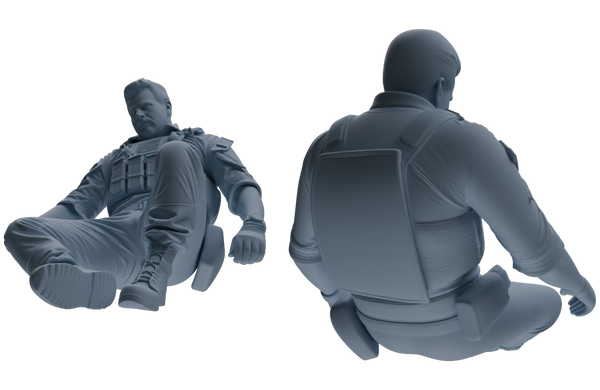 MRY-SFW SSTR018 Miniatures Soldier Model Kit Modern Navy SEAL Six-Person Search and Rescue Group