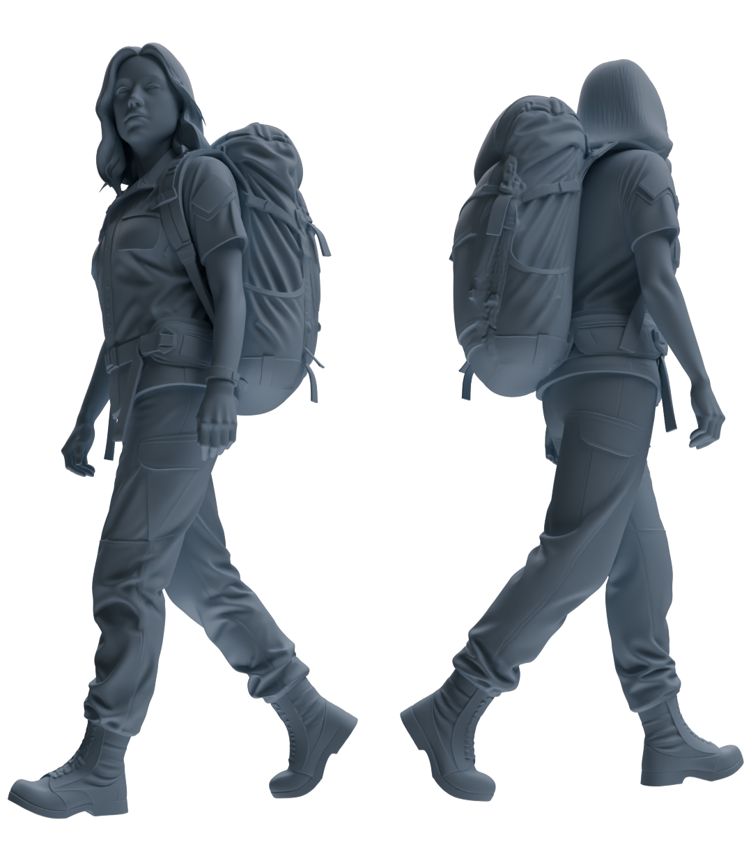 MRY-SFW SSTR020 Miniatures Soldier Model Kit Modern Navy SEAL Six-Person Foot March Group