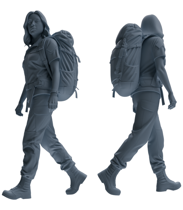 MRY-SFW SSTR020 Miniatures Soldier Model Kit Modern Navy SEAL Six-Person Foot March Group