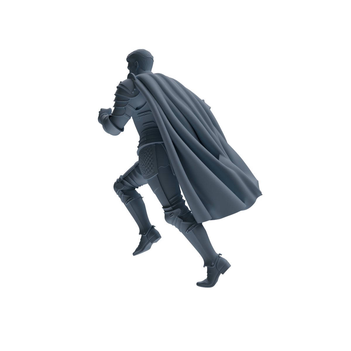 MRY-SFW SSTR082 Miniatures Soldier Model Kit Medieval Knight Without Helmet Four-Person Training Group — detail view 11
