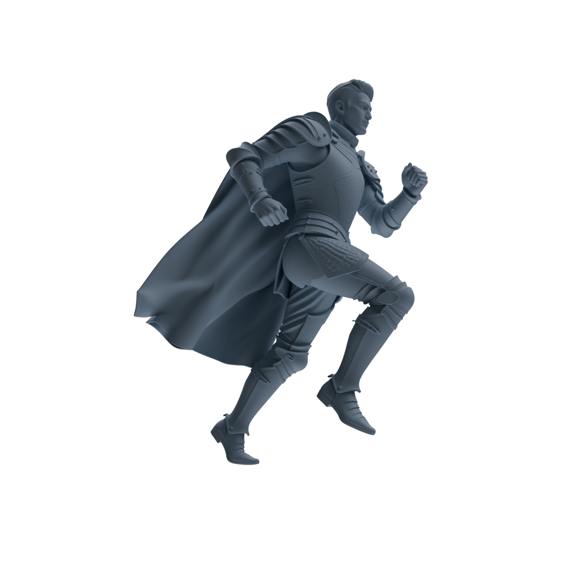 MRY-SFW SSTR082 Miniatures Soldier Model Kit Medieval Knight Without Helmet Four-Person Training Group — detail view 12
