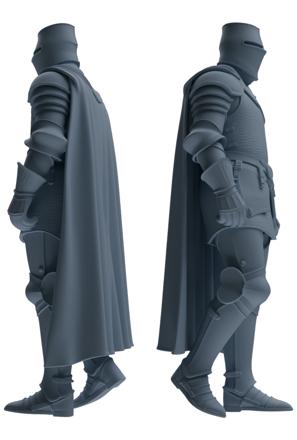 MRY-SFW SSTR091 Miniatures Soldier Model Kit Medieval Knight Five-Person Celebration Group