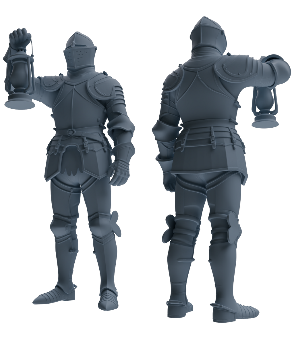MRY-SFW SSTR084 Miniatures Soldier Model Kit Medieval Knight Five-Person Supply Carrying Group