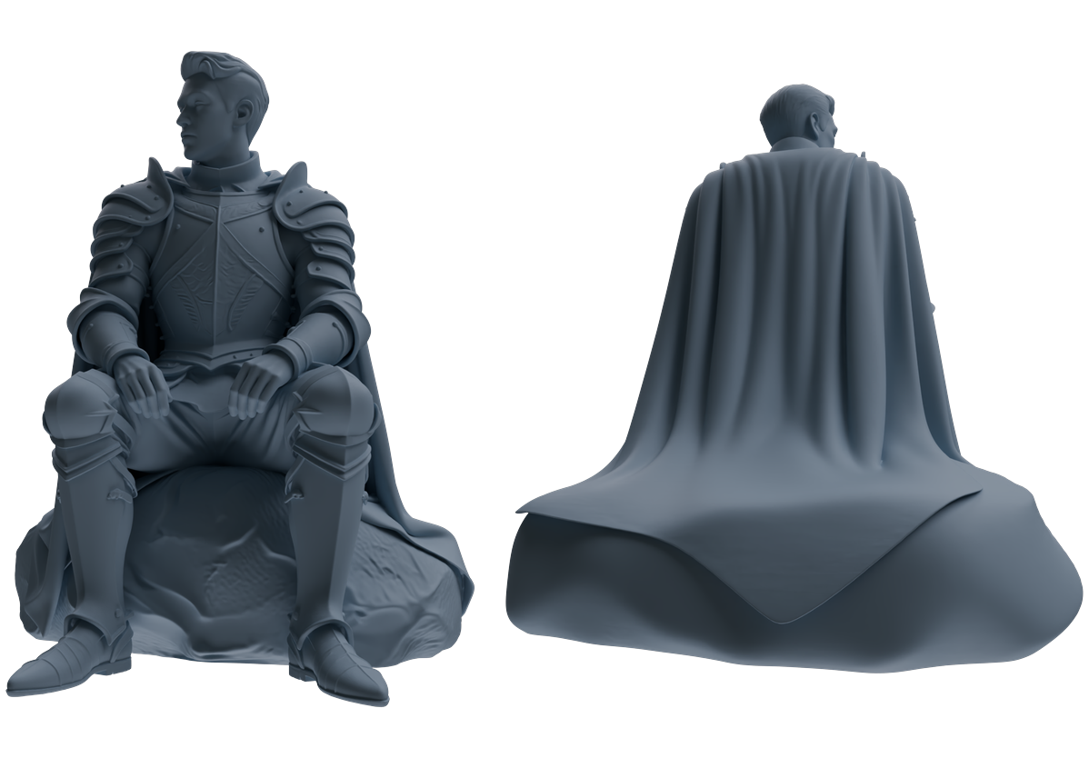 MRY-SFW SSTR078 Miniatures Soldier Model Kit Medieval Knight Without Helmet Five-Person Conversation Group