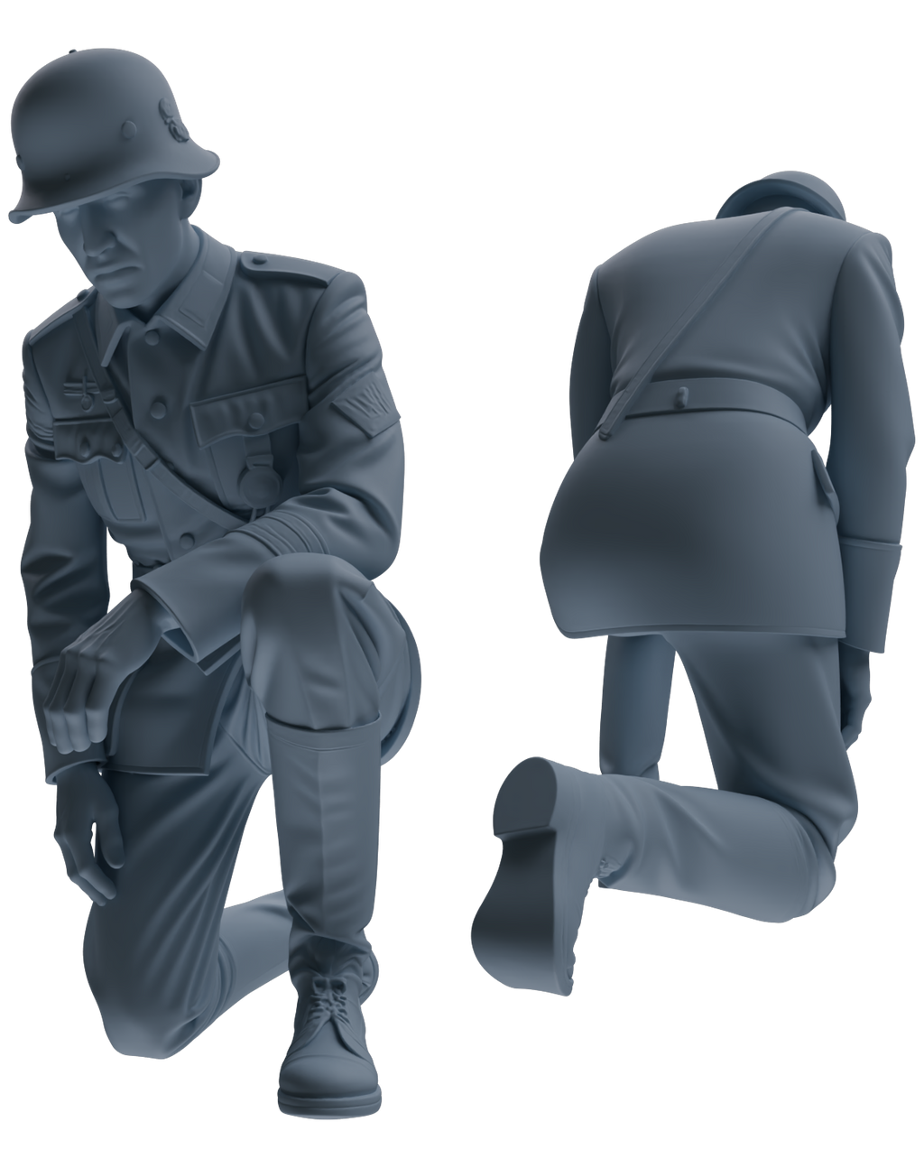 MRY-SFW SSTR001  Miniatures Soldier Model Kit WWII German Army Six-Person Officer Reprimand Group