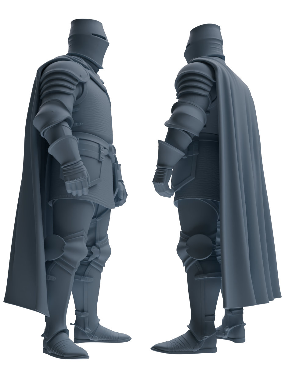 MRY-SFW SSTR097 Miniatures Soldier Model Kit Medieval Knight Six-Person Reprimand Group