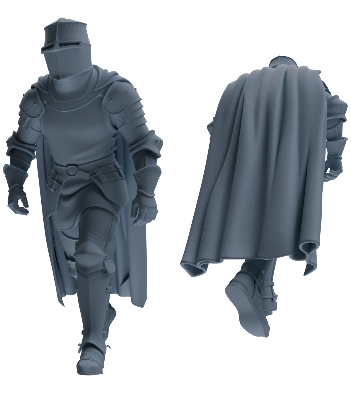 MRY-SFW SSTR092 Miniatures Soldier Model Kit Medieval Knight Six-Person Hunting Group