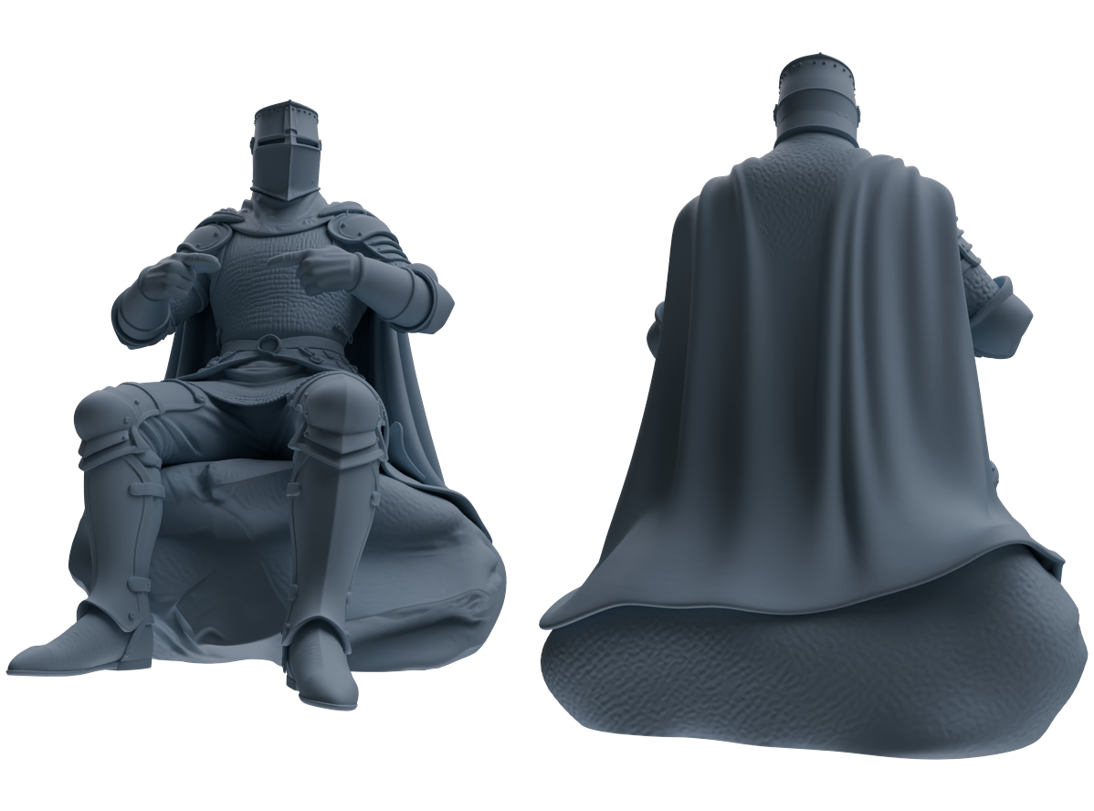 MRY-SFW SSTR088 Miniatures Soldier Model Kit Medieval Knight Five-Person Conversation Group