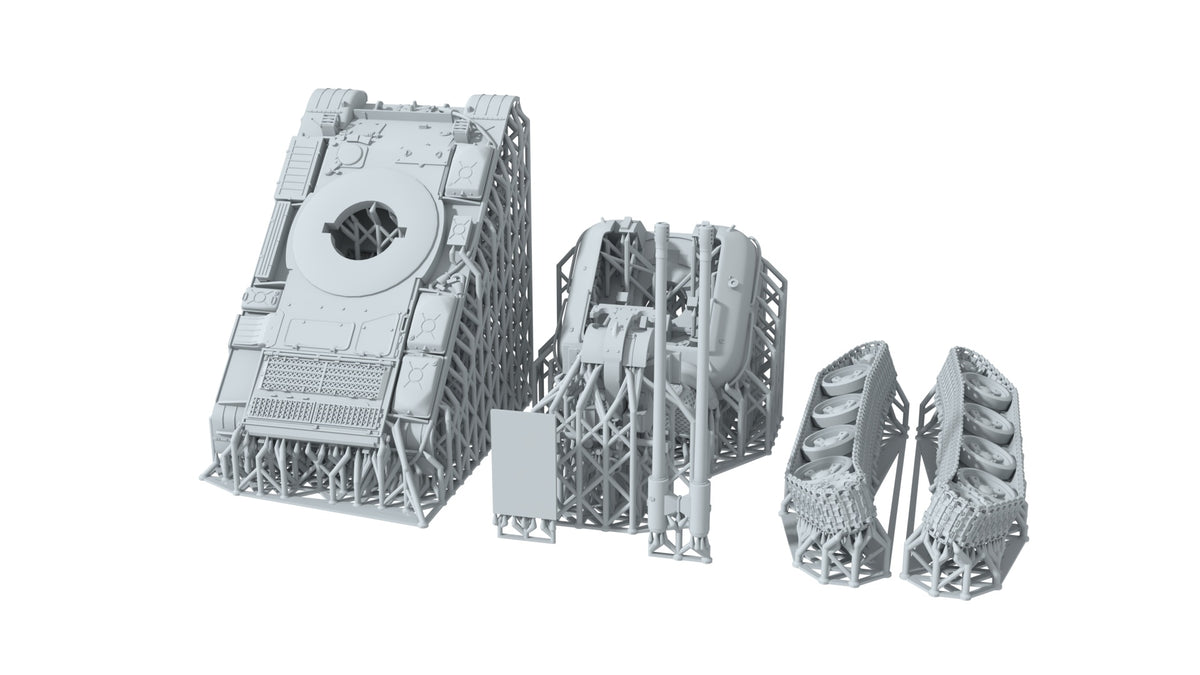 SSMODEL 1/200 ZSU-57-2 Soviet coldwar mobile AA-gun Resin Model Kit TSS2000284 — detail view 7
