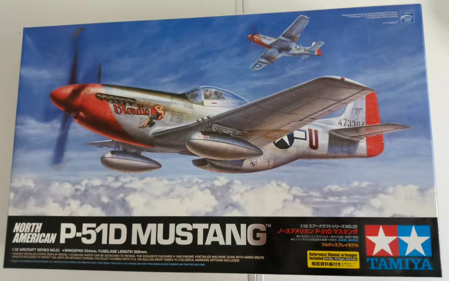 TAMIYA 60322 P-51D Mustang Hobby Model Kit 1/32