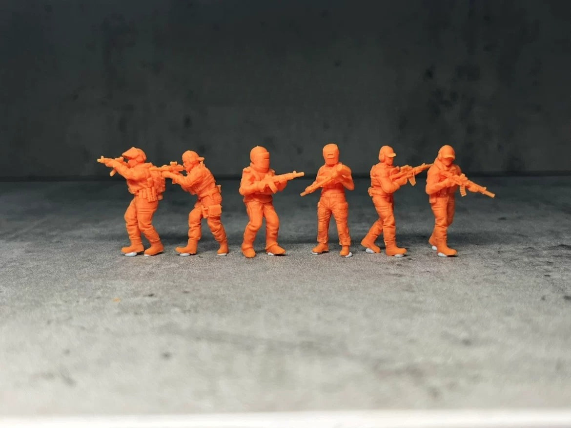 Modern American Style Soldier Team 6pcs LSSNO17 1/35/48/64/72/87/100/144