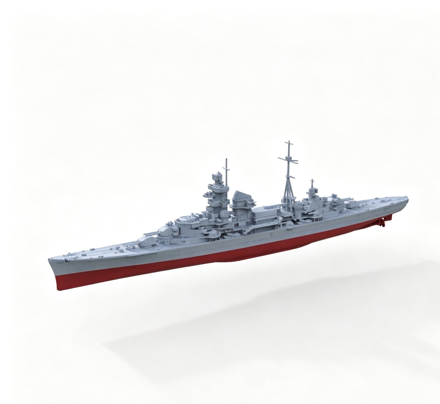 SSMODEL SSC600716 1/600 German Navy Admiral Hipper 1942 Full Hull — scale model kit