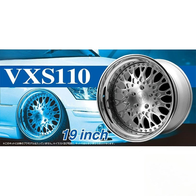 AOSHIMA AO-05246 1/24 Modular VXS110 19-inch wheels — scale model kit