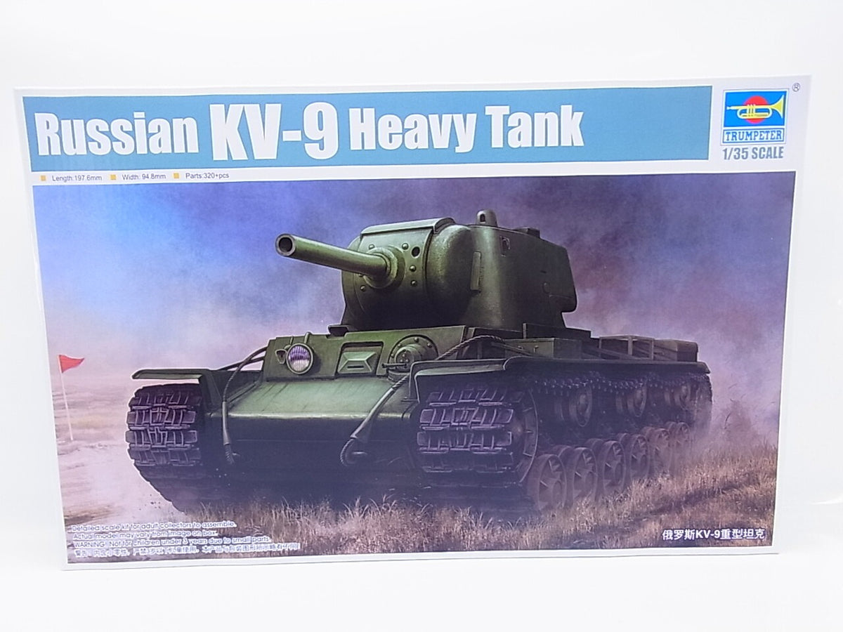 Trumpeter 09563 Russian KV-9 Heavy Tank 1/35 Bausatz NEU OVP — scale model kit