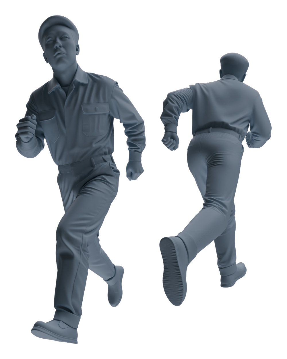 Detail view of MRY-SFW LYGR658 China 1983 Strike Hard Campaign Six-Person Daily Routine Model