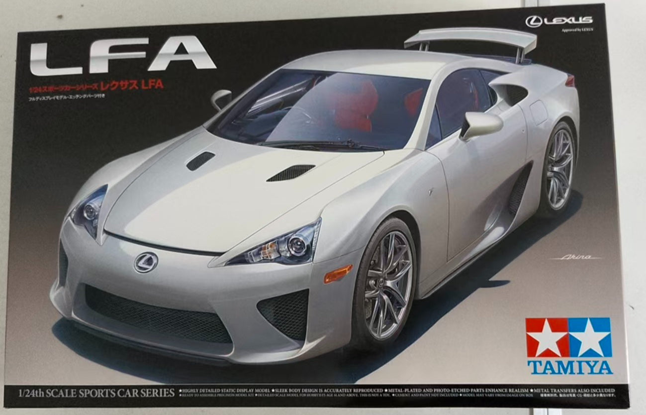 Tamiya 24319 1/24 Scale Model Sports Car Kit Lexus LFA w/Photo Etched PE Parts