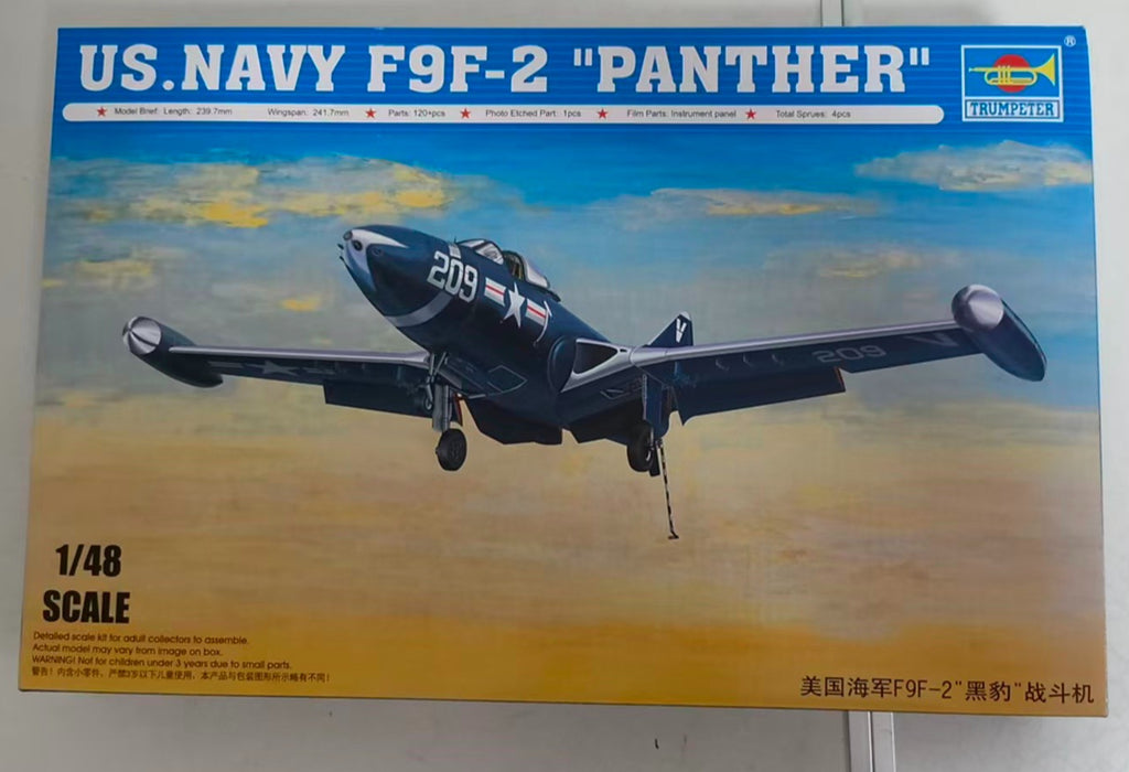 Trumpeter 1/48 02832 U.S. Navy F9F-2 Panther
