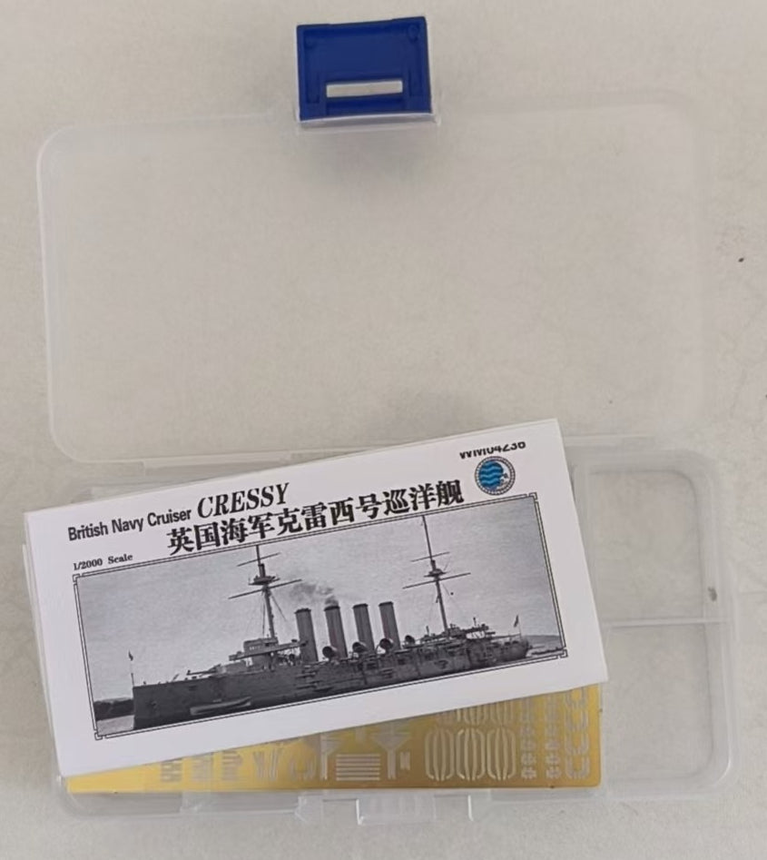 SSMODEL WM04236 UK Armoured Cruiser Cressy 1/2000 Resin Model with PE — detail view 4