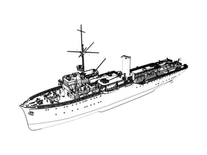 RHWS018S R-1-Class, Drache Full Hull