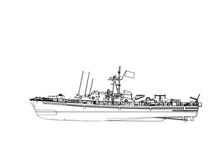 RHWS017S Sch¨¹tze-Class, Sch¨¹tze Full Hull