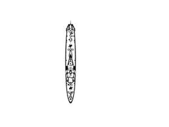 RHWS006 Military Model Kit Water Line HMS Vanguard Class Battleship