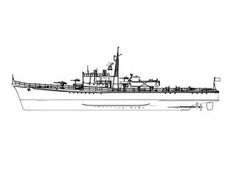 RHWS013S Type K-8 No.13, Kusentei Late Modification Full Hull