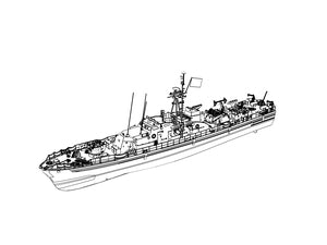 RHWS017S Sch¨¹tze-Class, Sch¨¹tze Full Hull