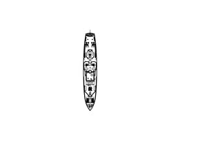 RHWS007 PC-461 Class Submarine Chaser(Bottomless Version) — detail view 3