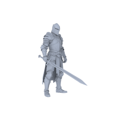 Detail view of MRY-SFW LYGR092 Medieval knight celebration pose resin white model miniature soldier scene character figure hand painted Model