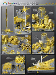 Rainbow RB7144 1/700Detail Up IJN Battleship Fuso 1944 upgraded set