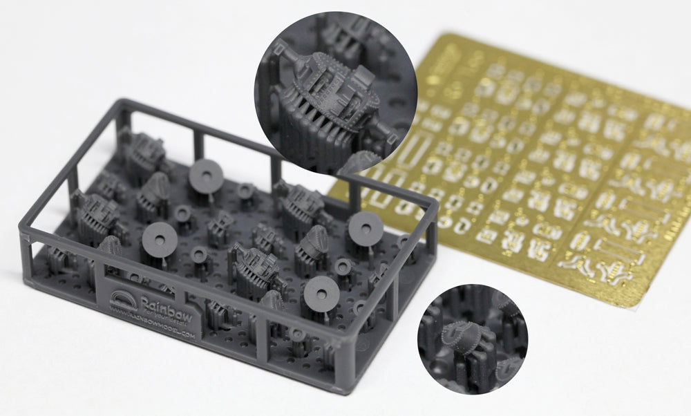 Rainbow RB7155 1/700Detail Up new-IJN Fire Control System V [3DP+PE]