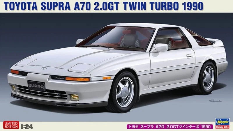 Hasegawa 20600 1/24 Scale Model Kit Toyota Supra A70 2.0GT Twin Turbo 1990 GA70