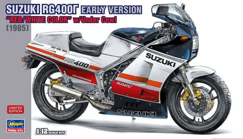 Hasegawa 21732 1/12 Scale Model Kit Suzuki RG400 Gamma Γ w/Under Cowl 1985 Early