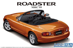 Aoshima AO-20468 1/24The Model Car(117)Kit Mazda MX-5 Miata Roadster RS NB8C '99