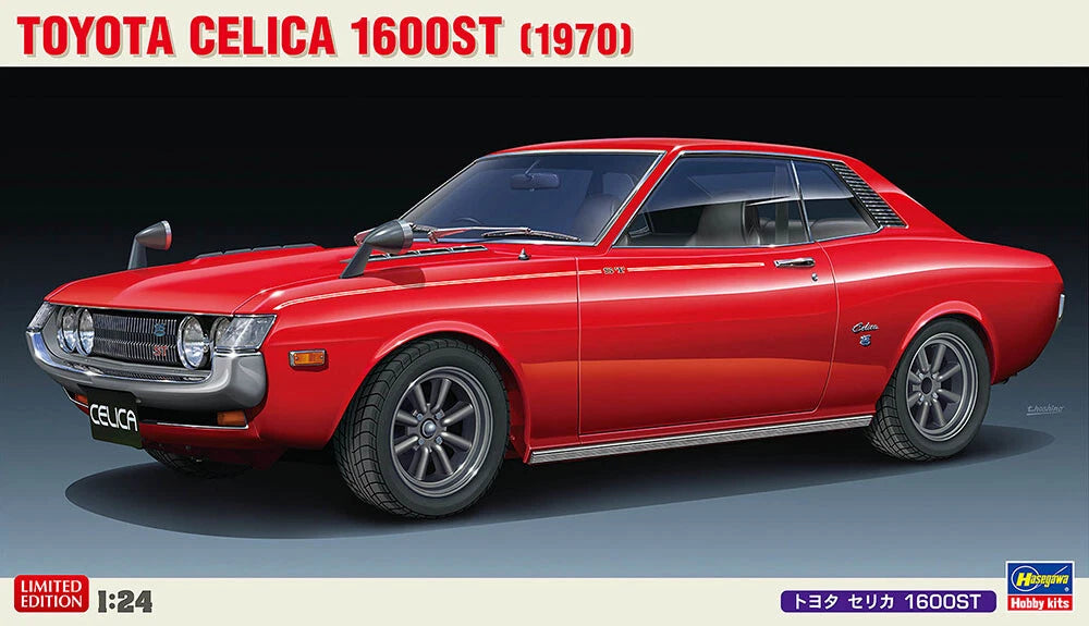 Hasegawa 20533 1/24 Scale Model Car Kit Toyota Celica 1600ST 1970