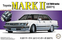 Fujimi 04726  Toyota Mark II 2.0 Twin Turbo GX71 1/24 Kit ID176
