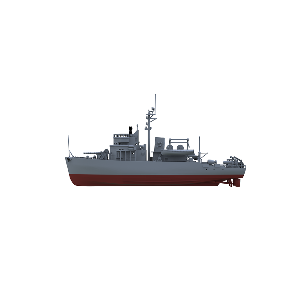SSMODEL SSC160 1/700 Military Model USS Aggressive CLass Minesweeper — detail view 8