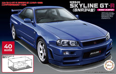 Fujimi 04803 ID1003 Skyline GT-R BNR34 Nismo 1/24 Scale Model W/Nismo 40th Case