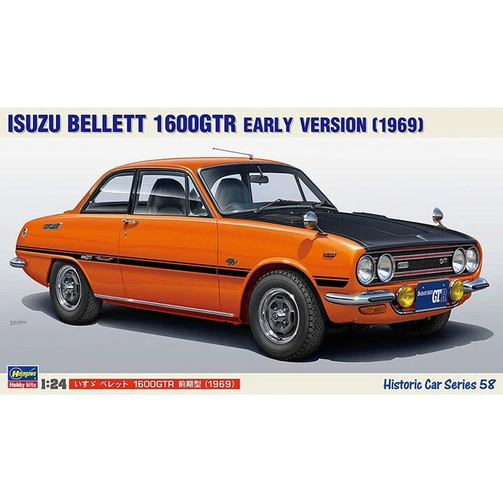 Hasegawa #21158 1/24 HC58 Isuzu Bellett 1600GTR Early - 1969